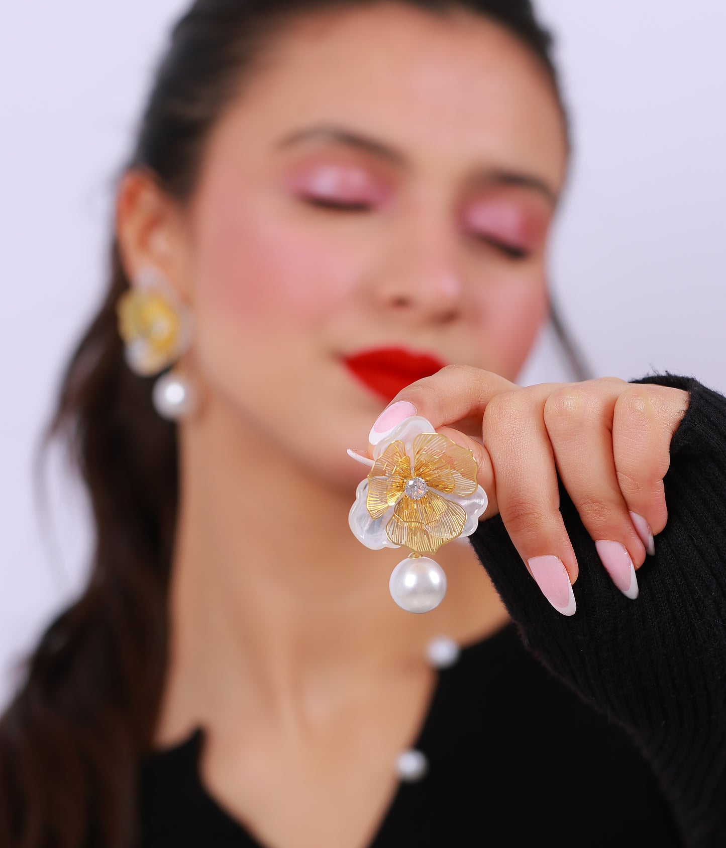 Boucle D'oreille Aster