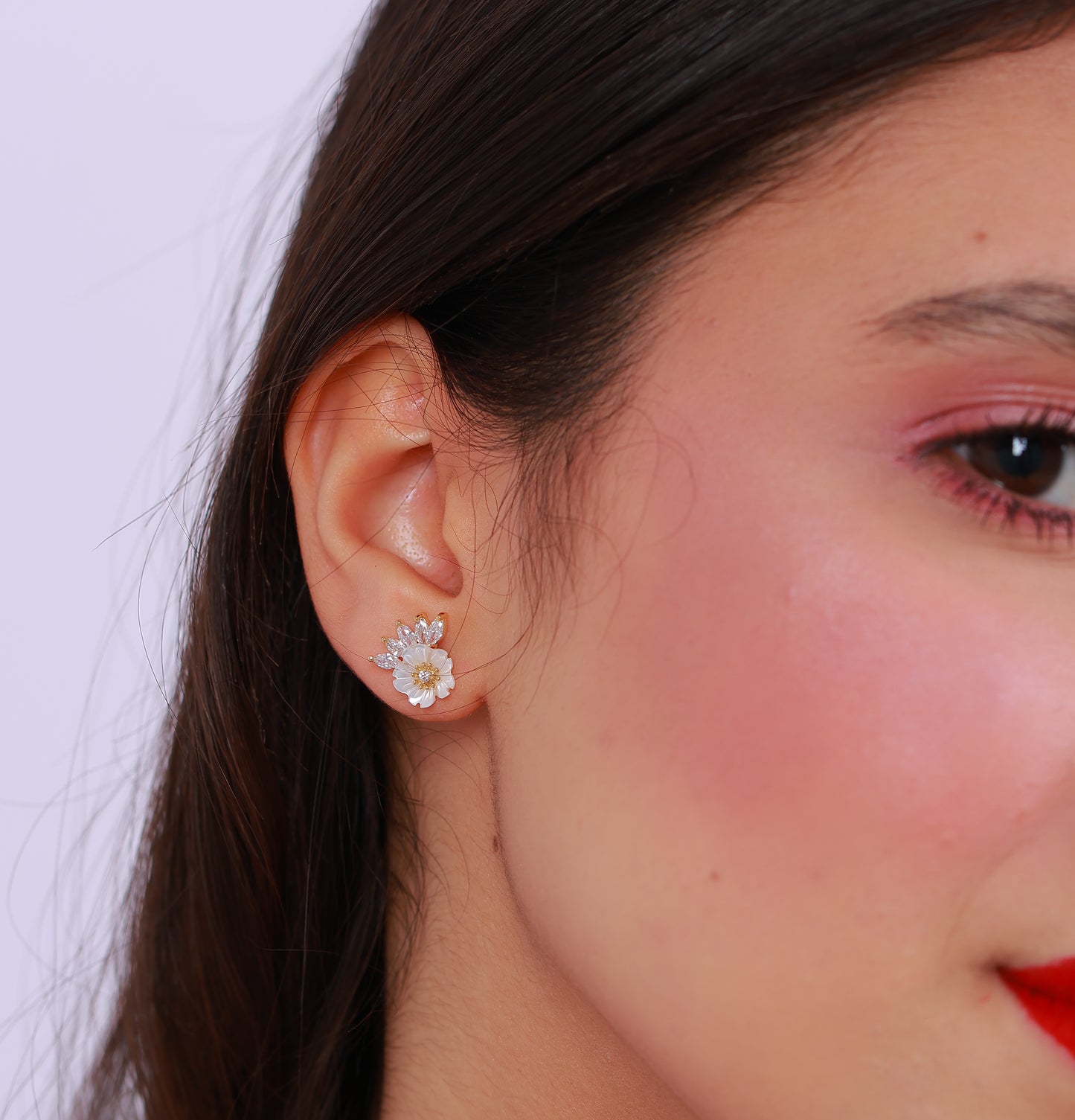 Boucle D'oreille Daisy Rose