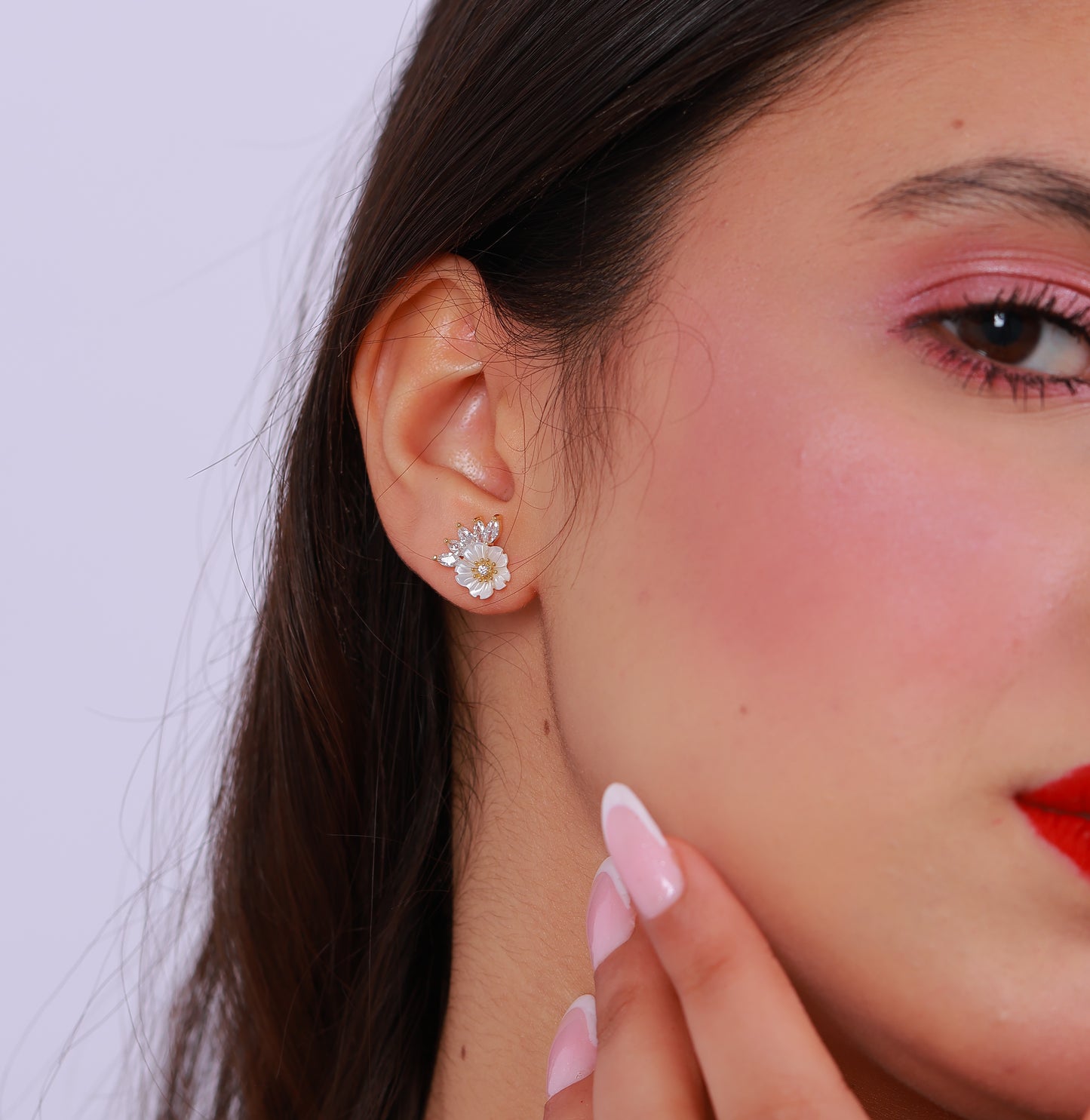 Boucle D'oreille Daisy Rose