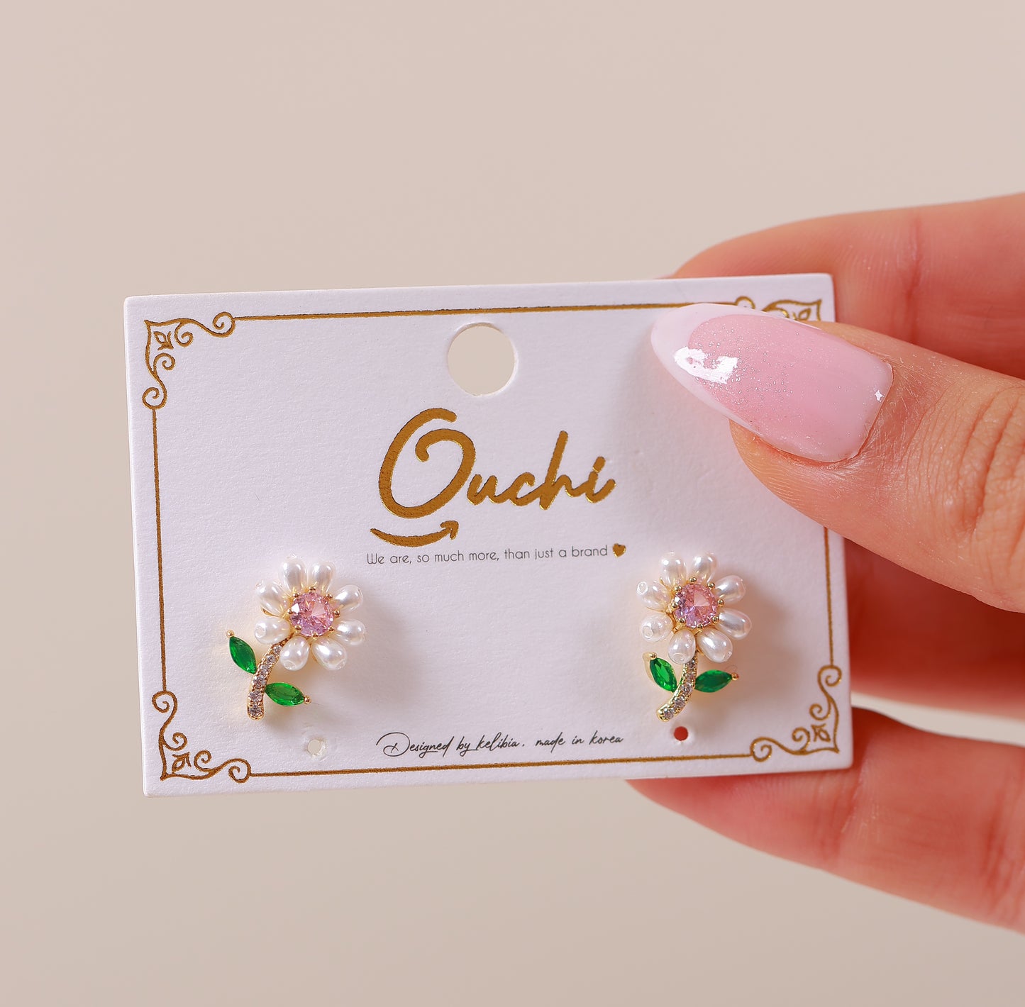 Boucle D'oreille Jade Stone