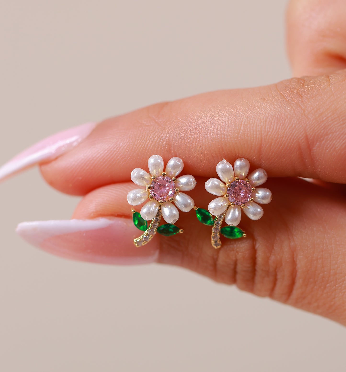 Boucle D'oreille Jade Stone