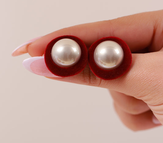 Boucle D'oreille Moose Red