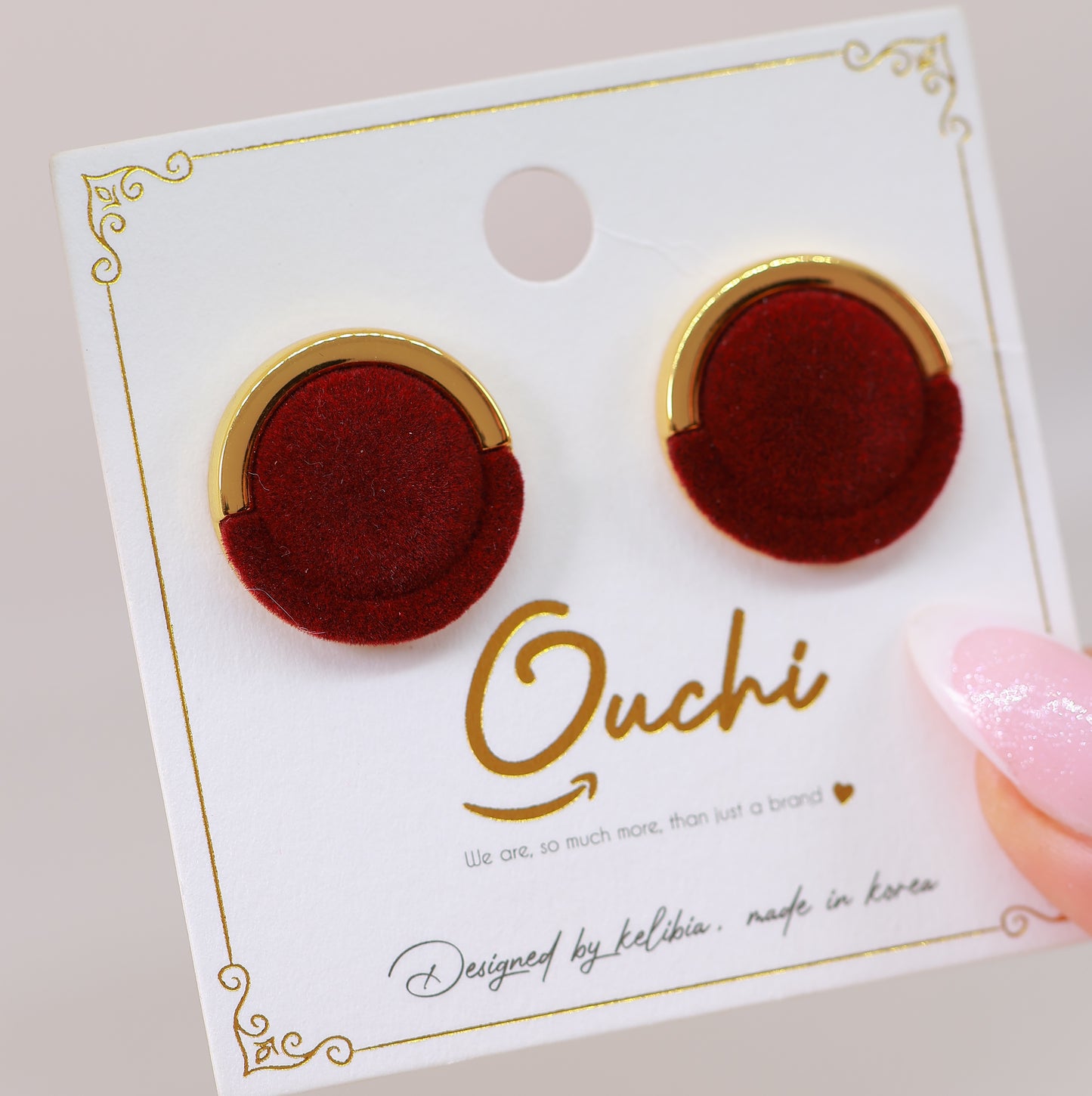 Boucle D'oreille Torres Red