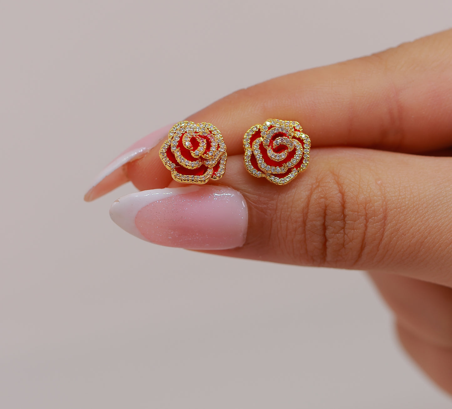 Boucle D'oreille Wallace Rose