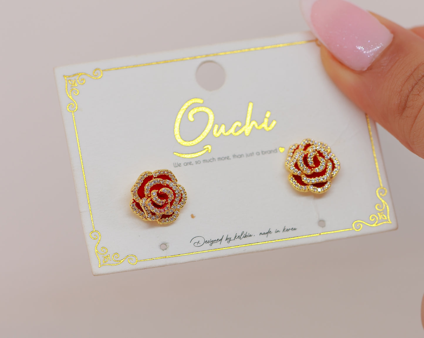 Boucle D'oreille Wallace Rose