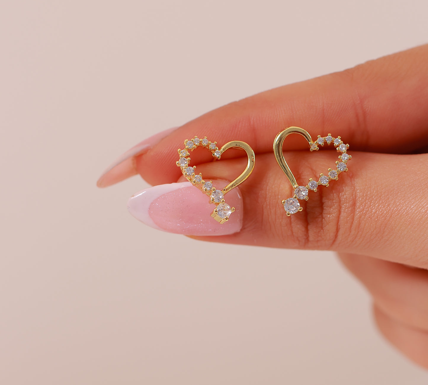 Boucle D'oreille Golden Heart