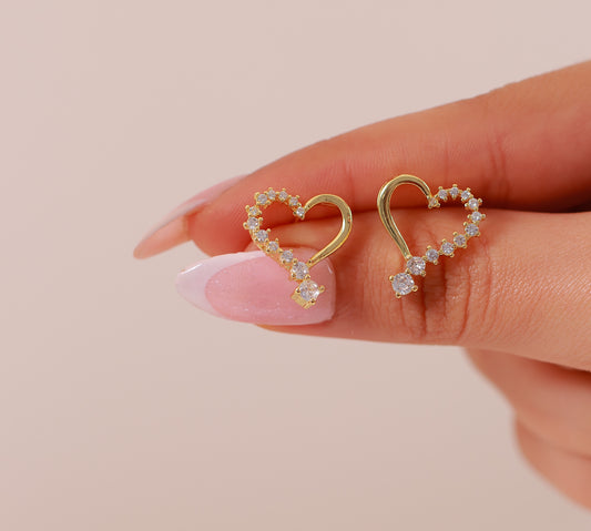 Boucle D'oreille Golden Heart