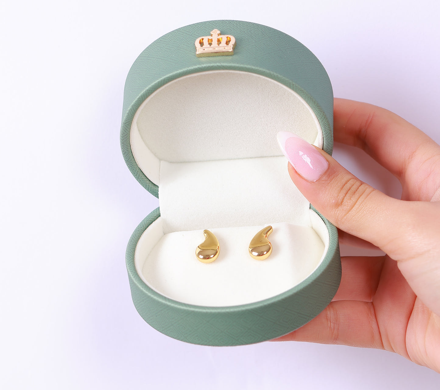 Boucle D'oreille Golden Crescent