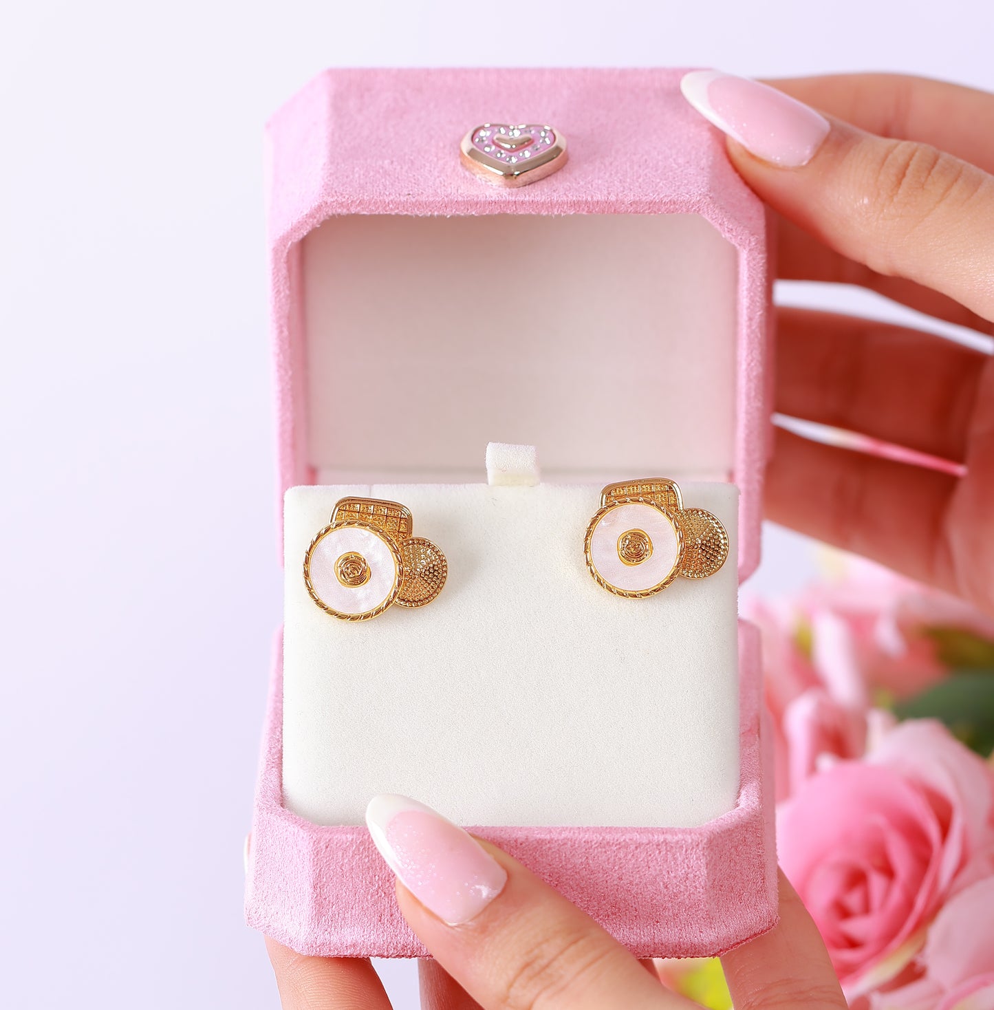 Boucle D'oreille Gilded Ivory