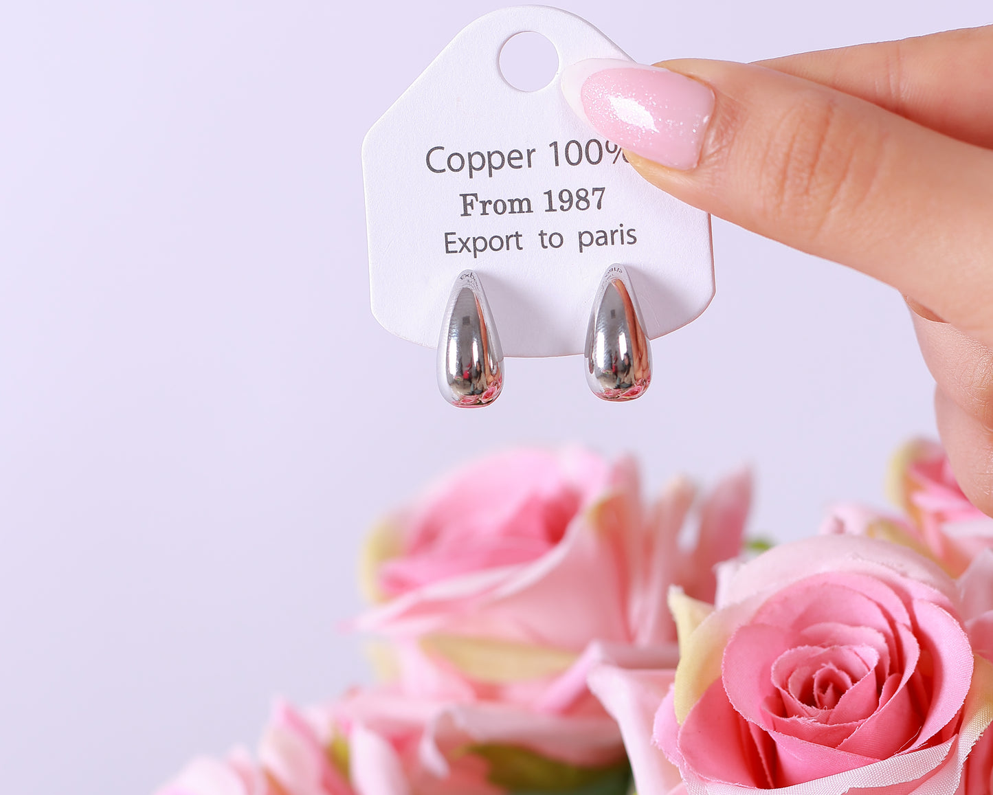 Boucle D'oreille Silver Crescent