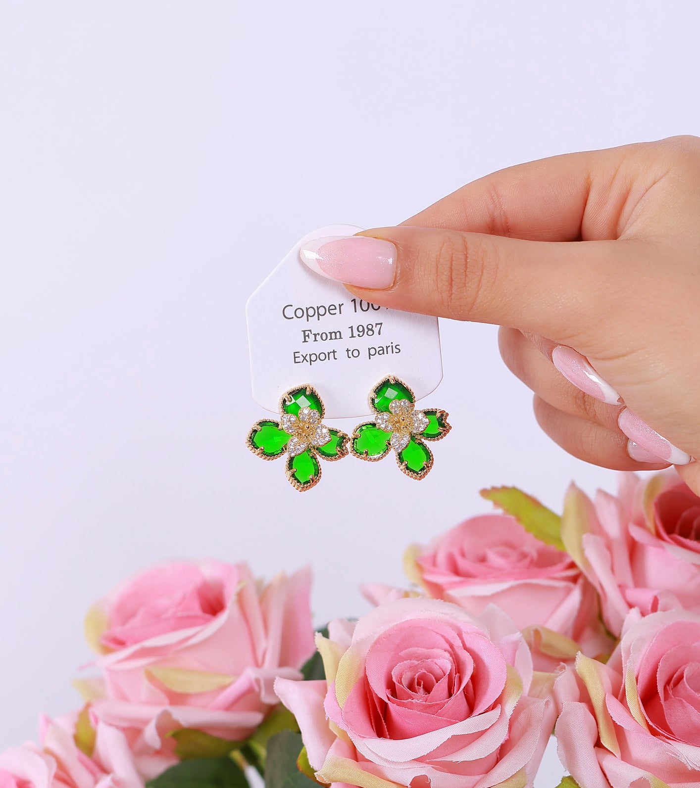 Boucle D'oreille Emerald