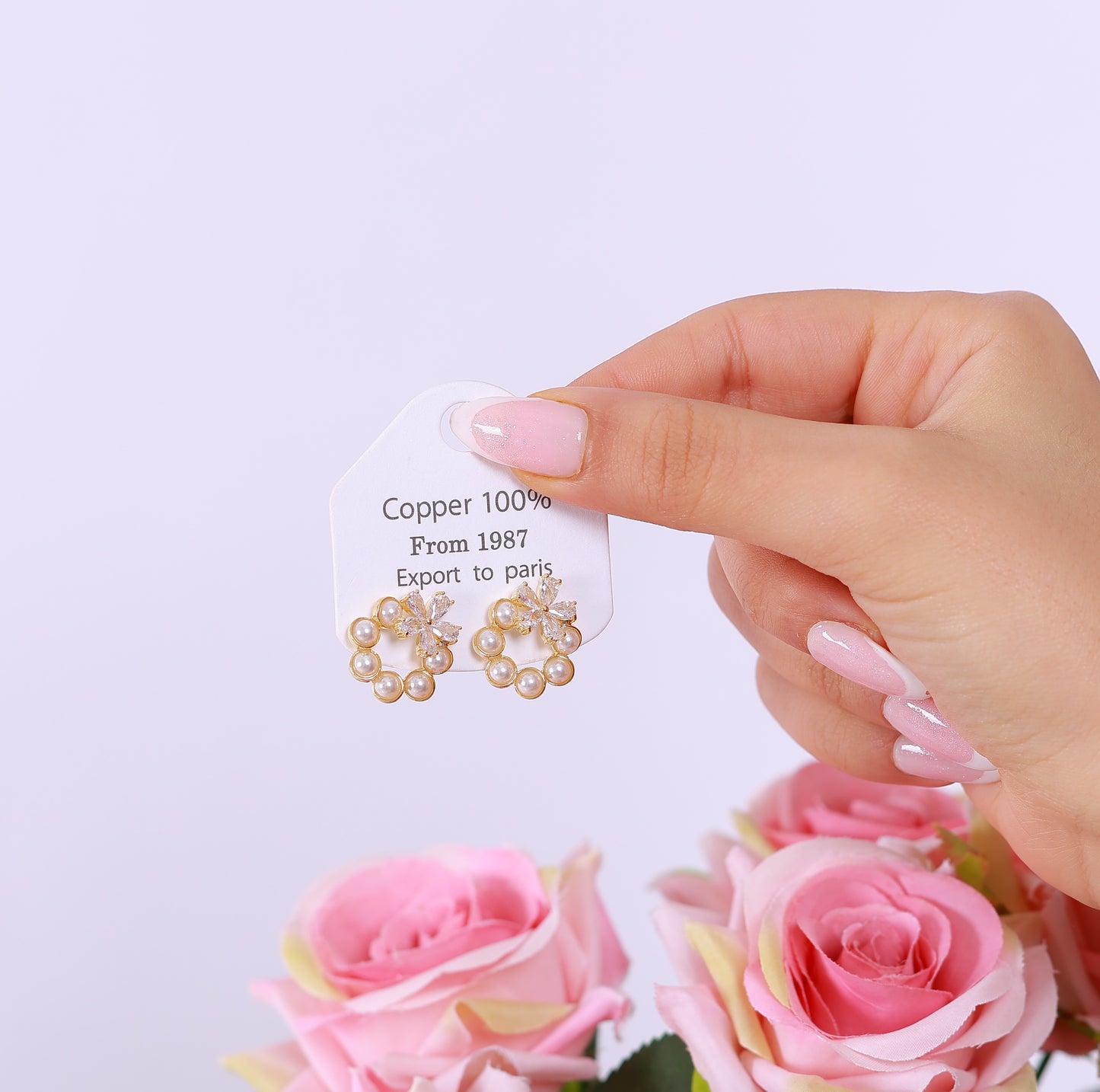 Boucle D'oreille Andiana Pearls