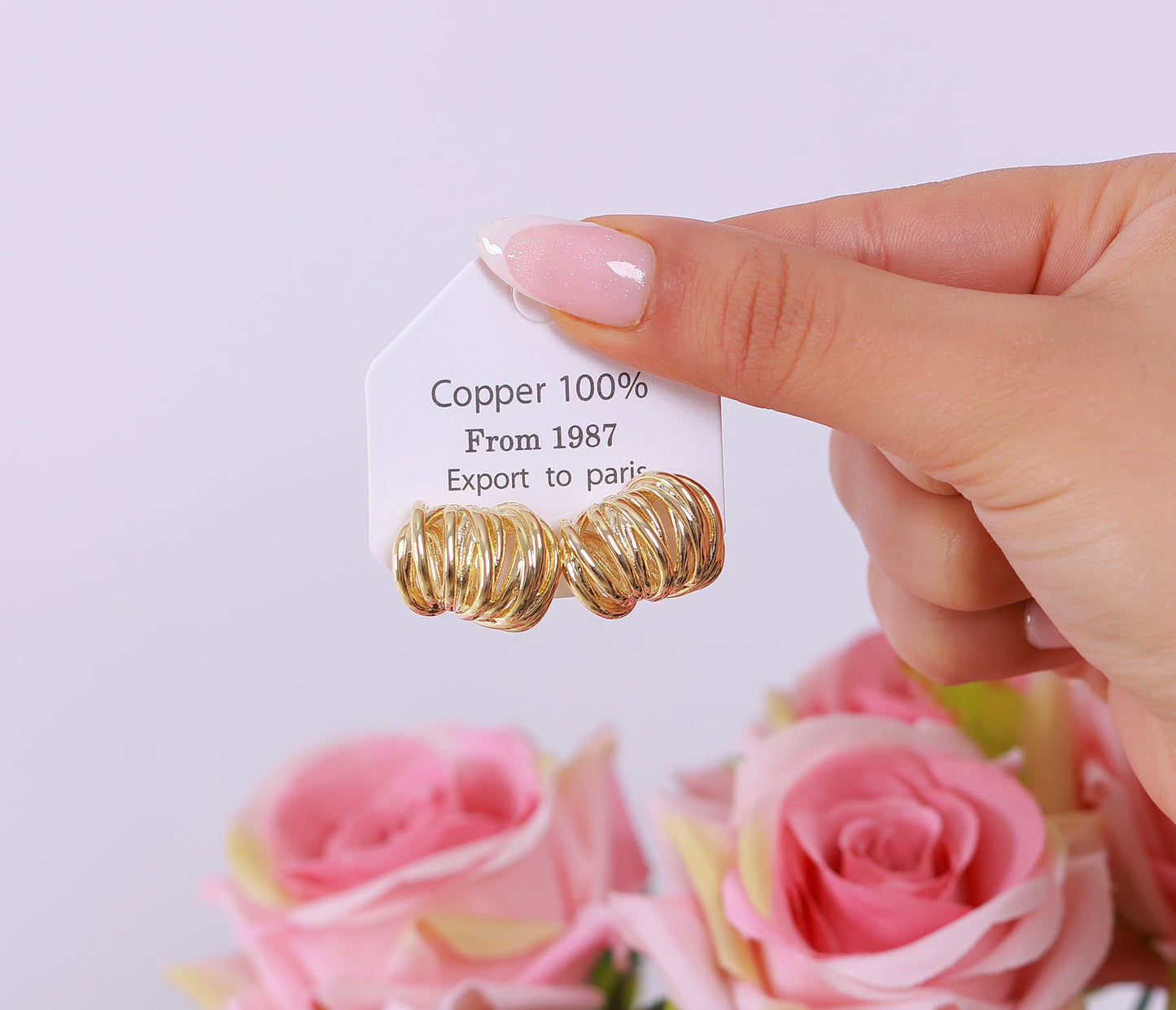 Boucle D'oreille Saffron Glow