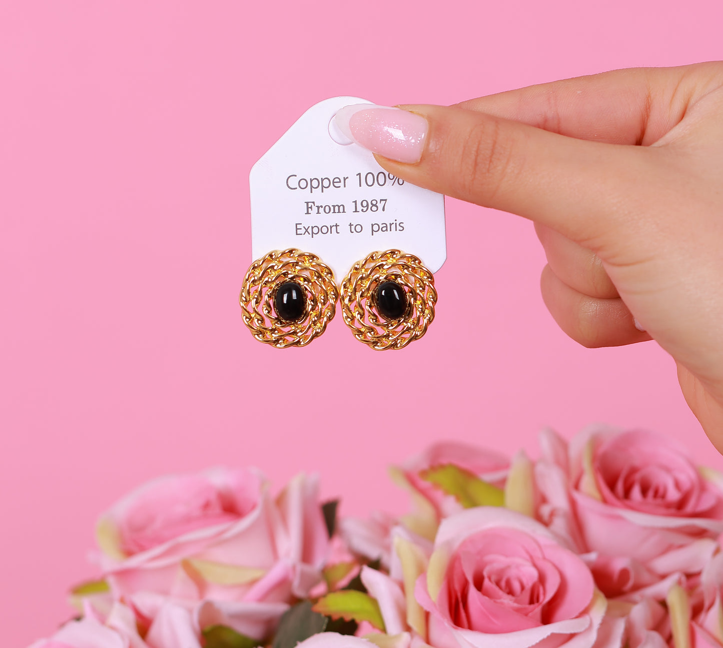 Boucle D'oreille Dahlia Sunshine