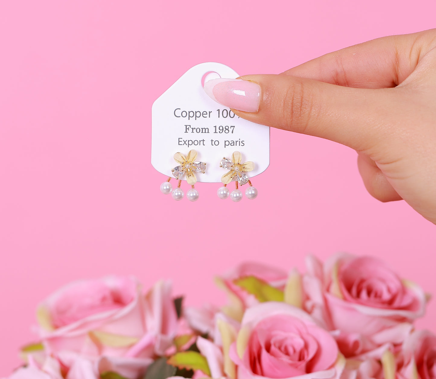 Boucle D'oreille Petite Point