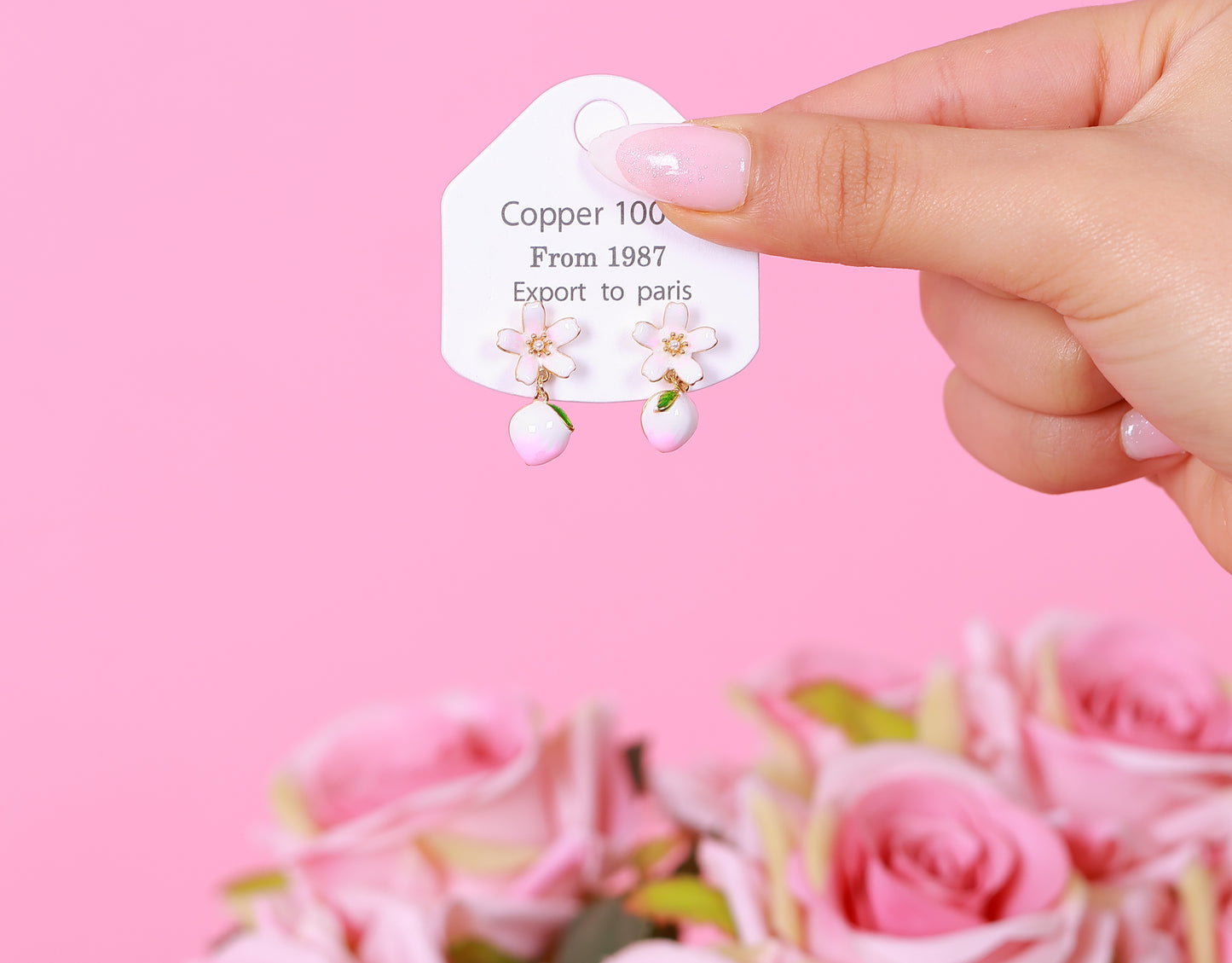 Boucle D'oreille Odessa Rose