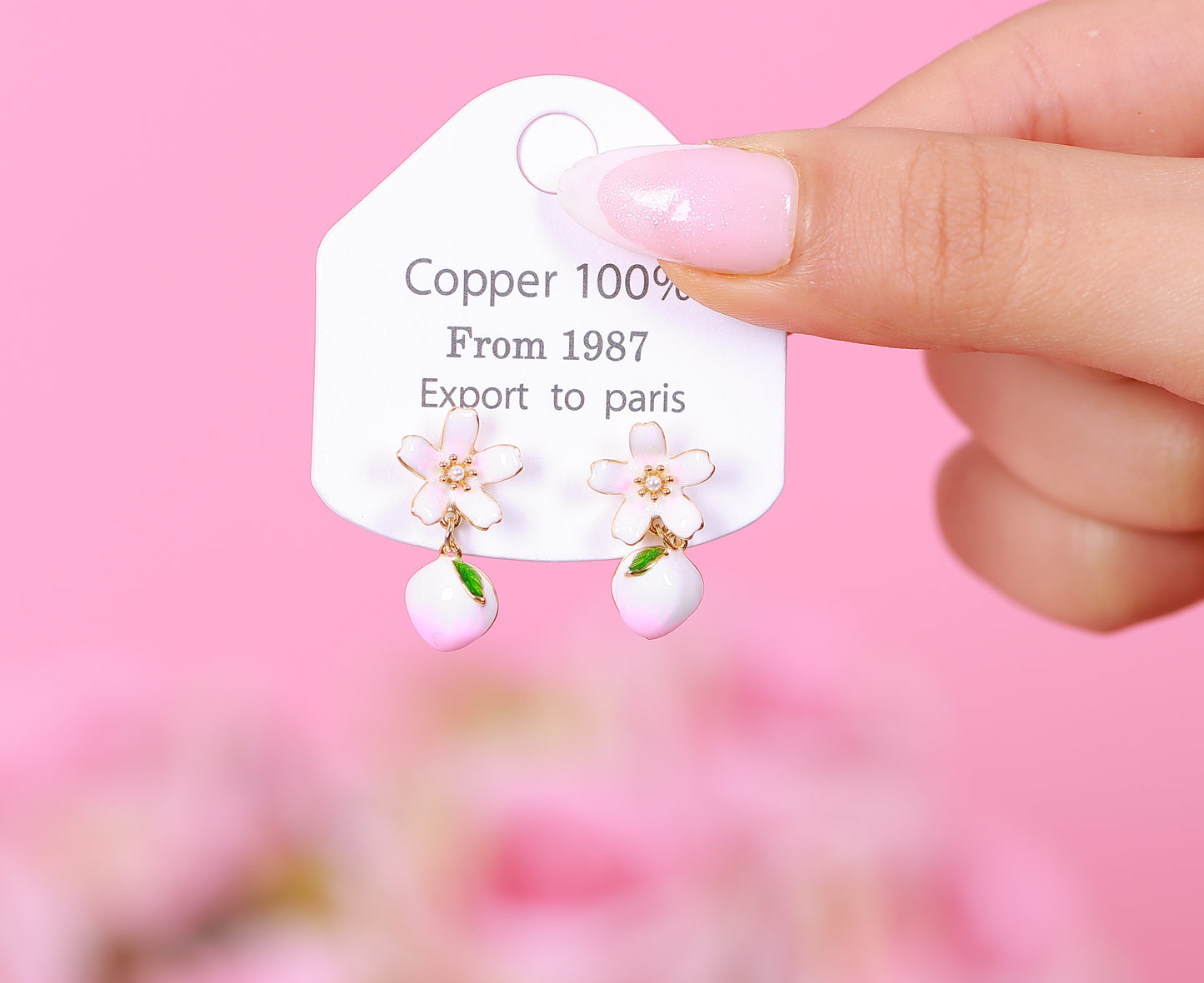 Boucle D'oreille Odessa Rose