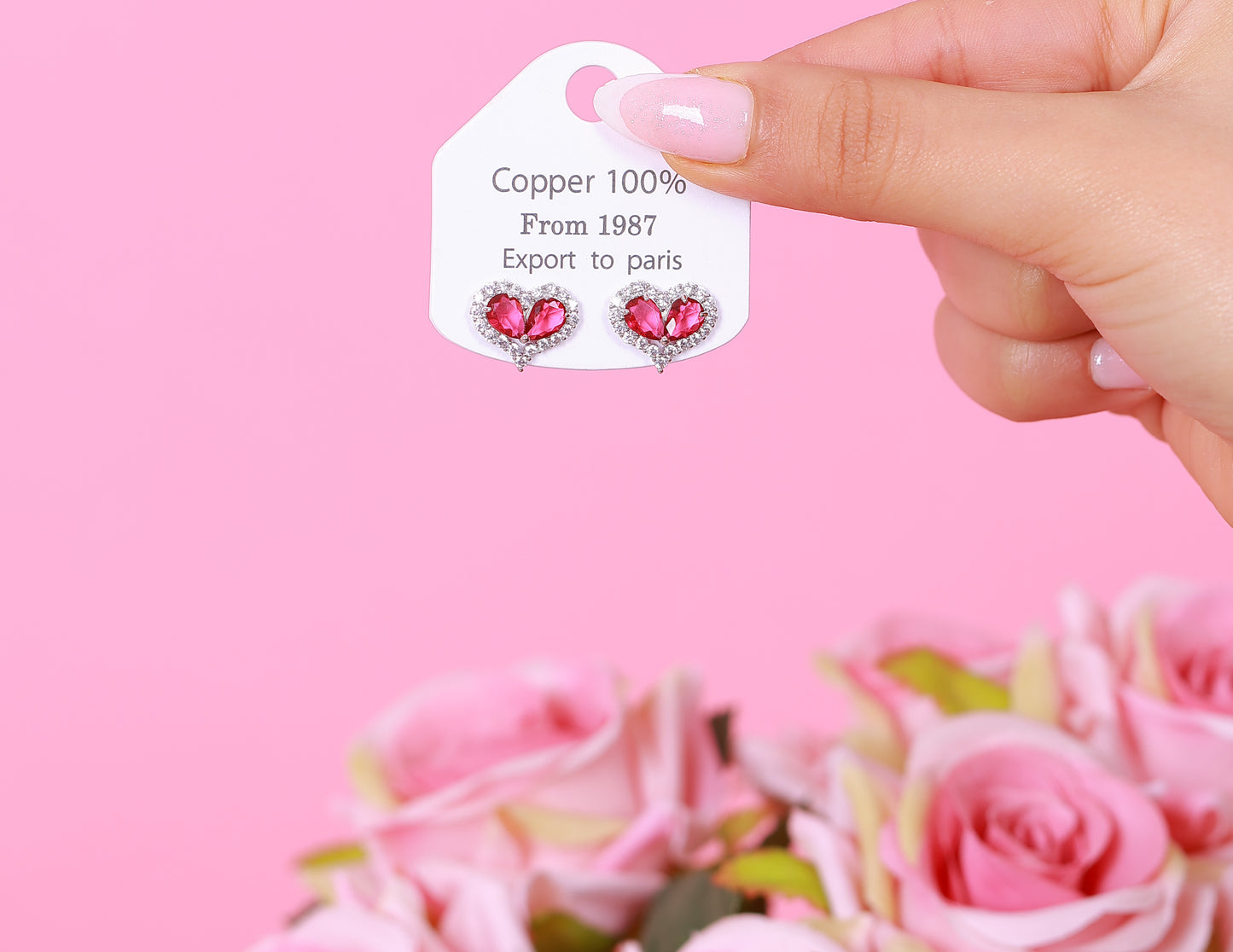 Boucle D'oreille Vivienne Red