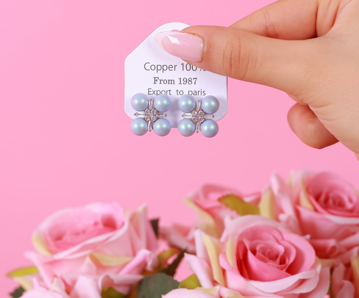 Boucle D'oreille Calla Lily Rose