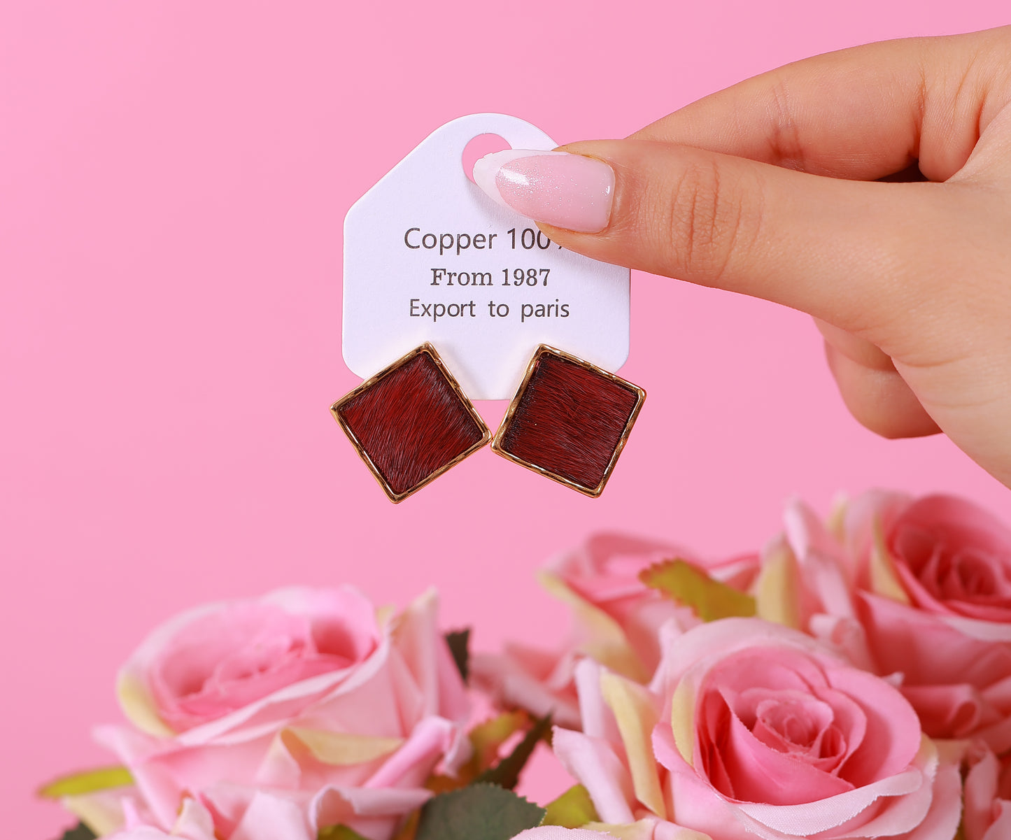 Boucle D'oreille Celestine Red