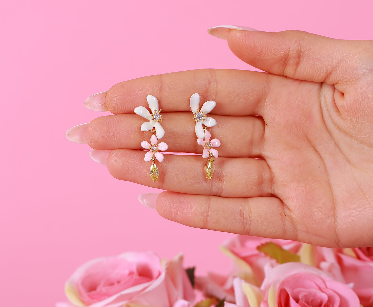 Boucle D'oreille Camelia