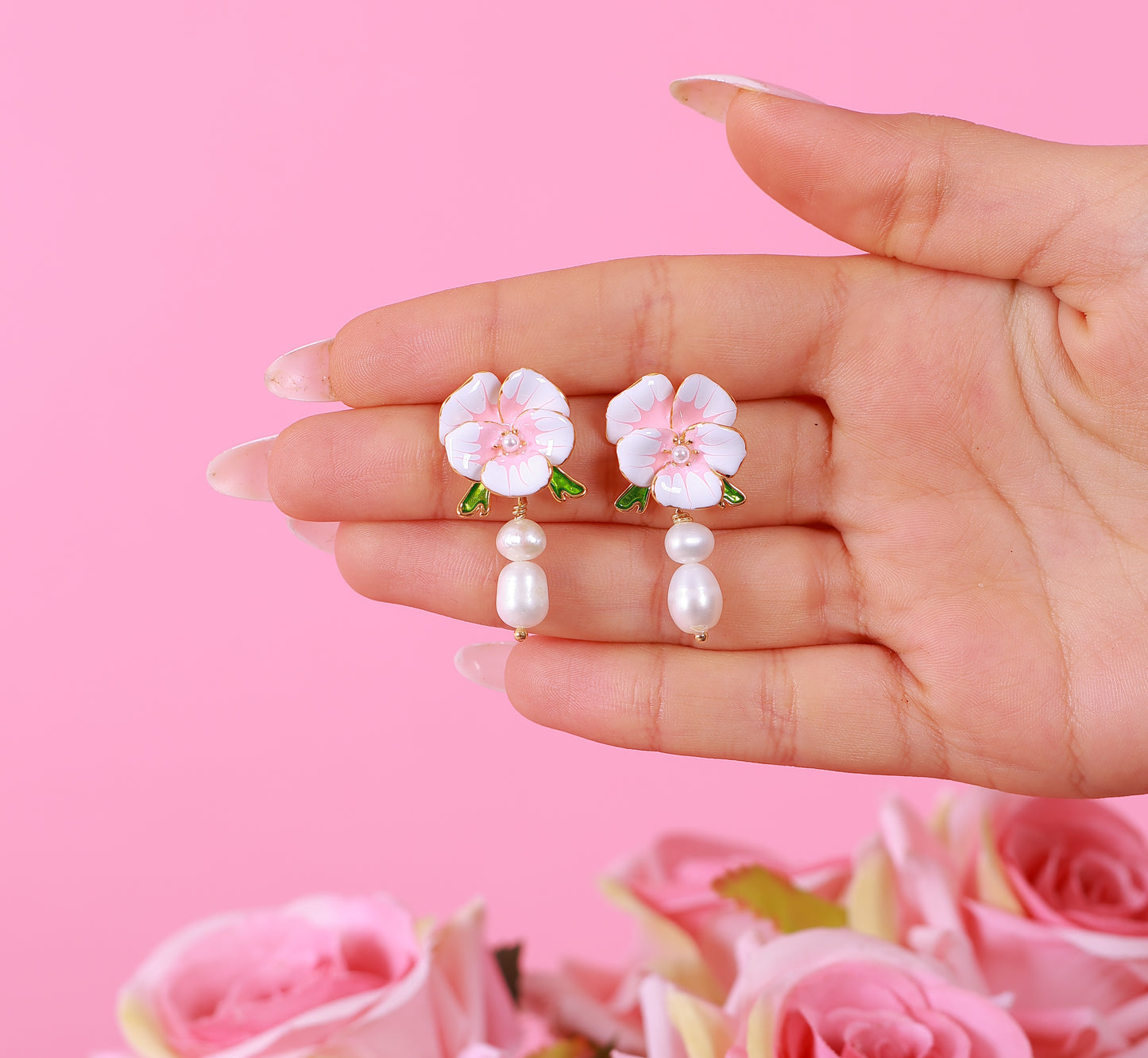 Boucle D'oreille Lotus