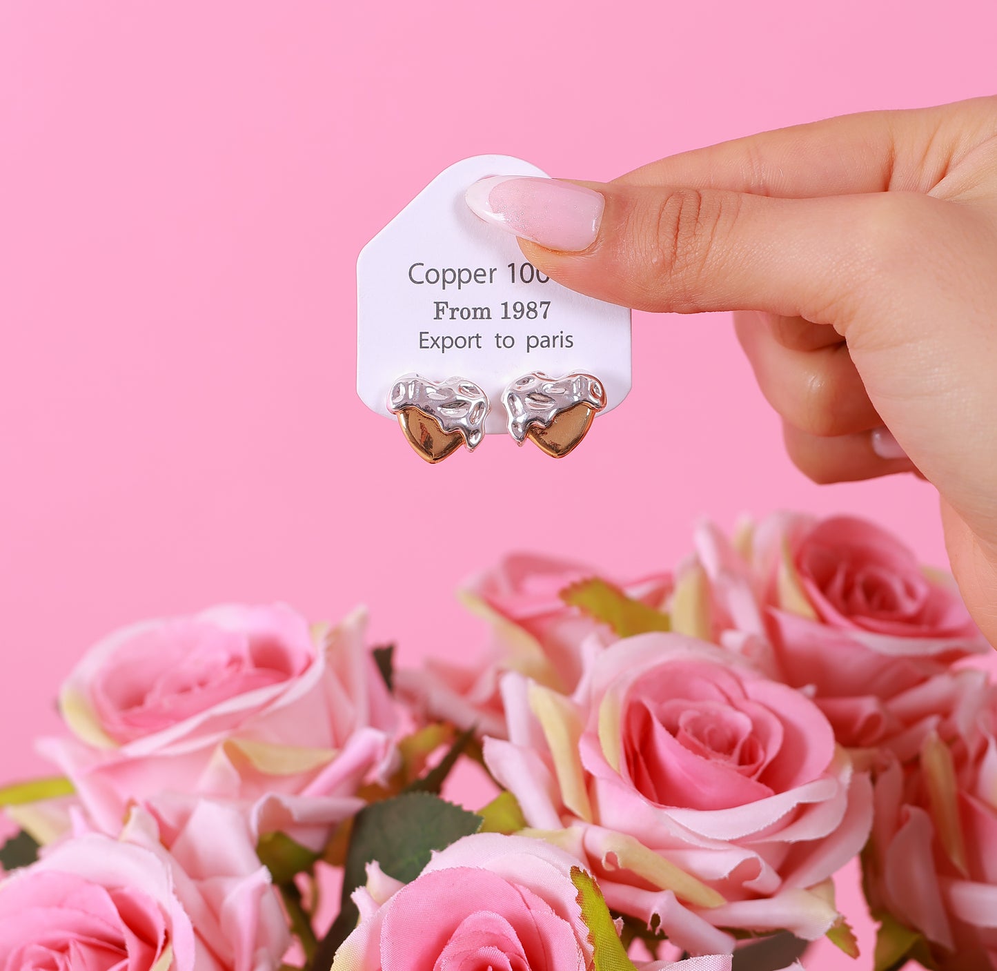 Boucle D'oreille Genevieve Heart