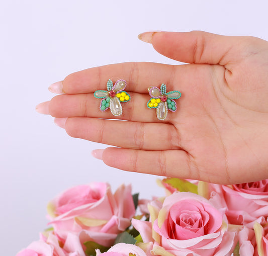 Boucle D'oreille Rainbow Bloom