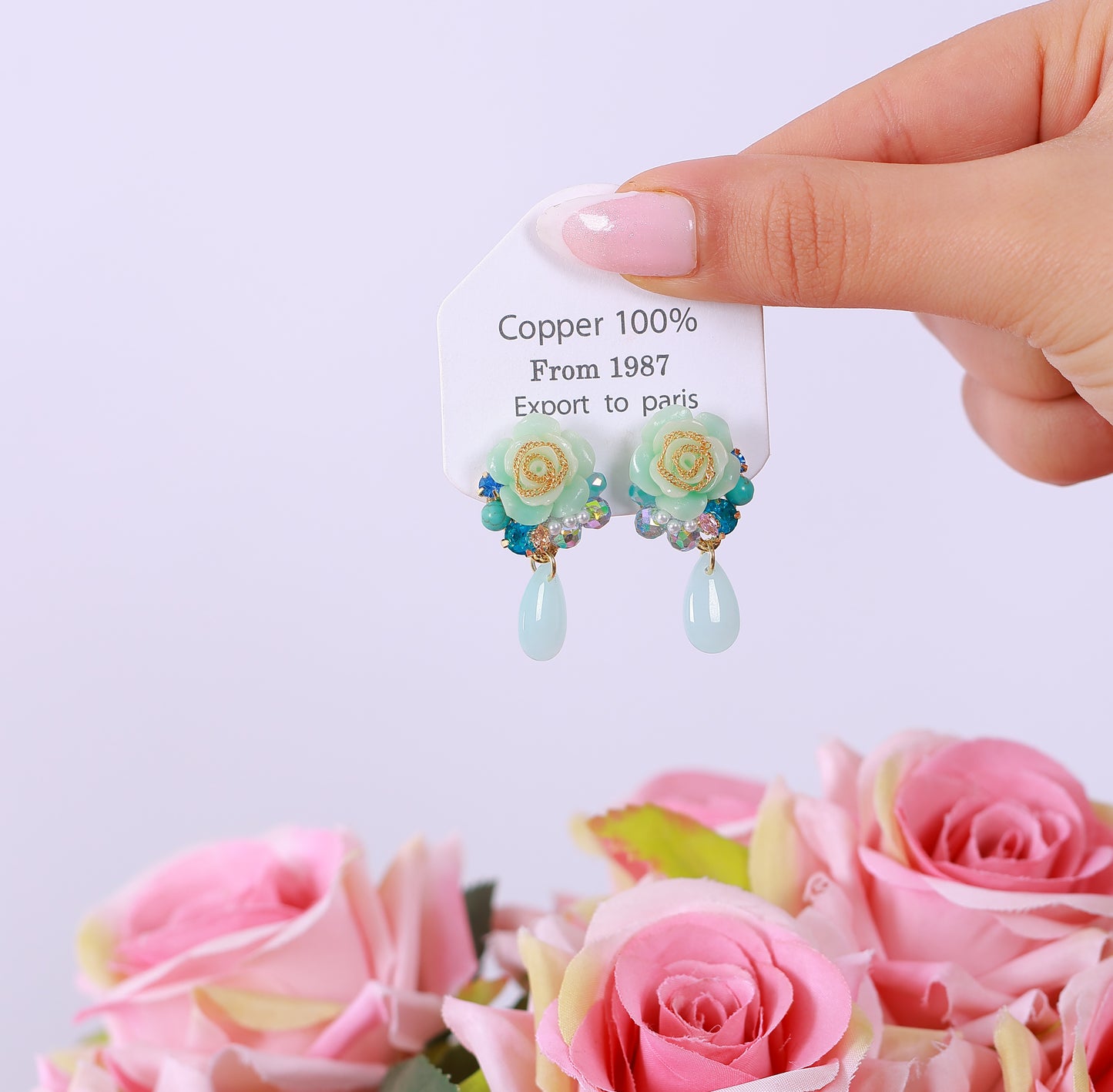 Boucle D'oreille Peony