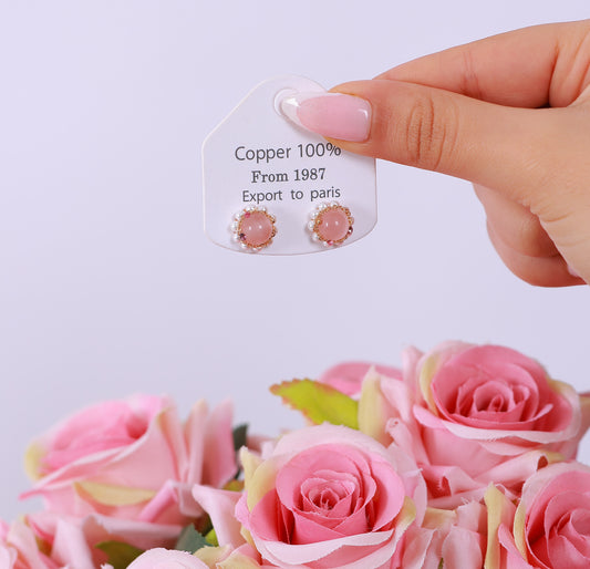 Boucle D'oreille Lily Pink