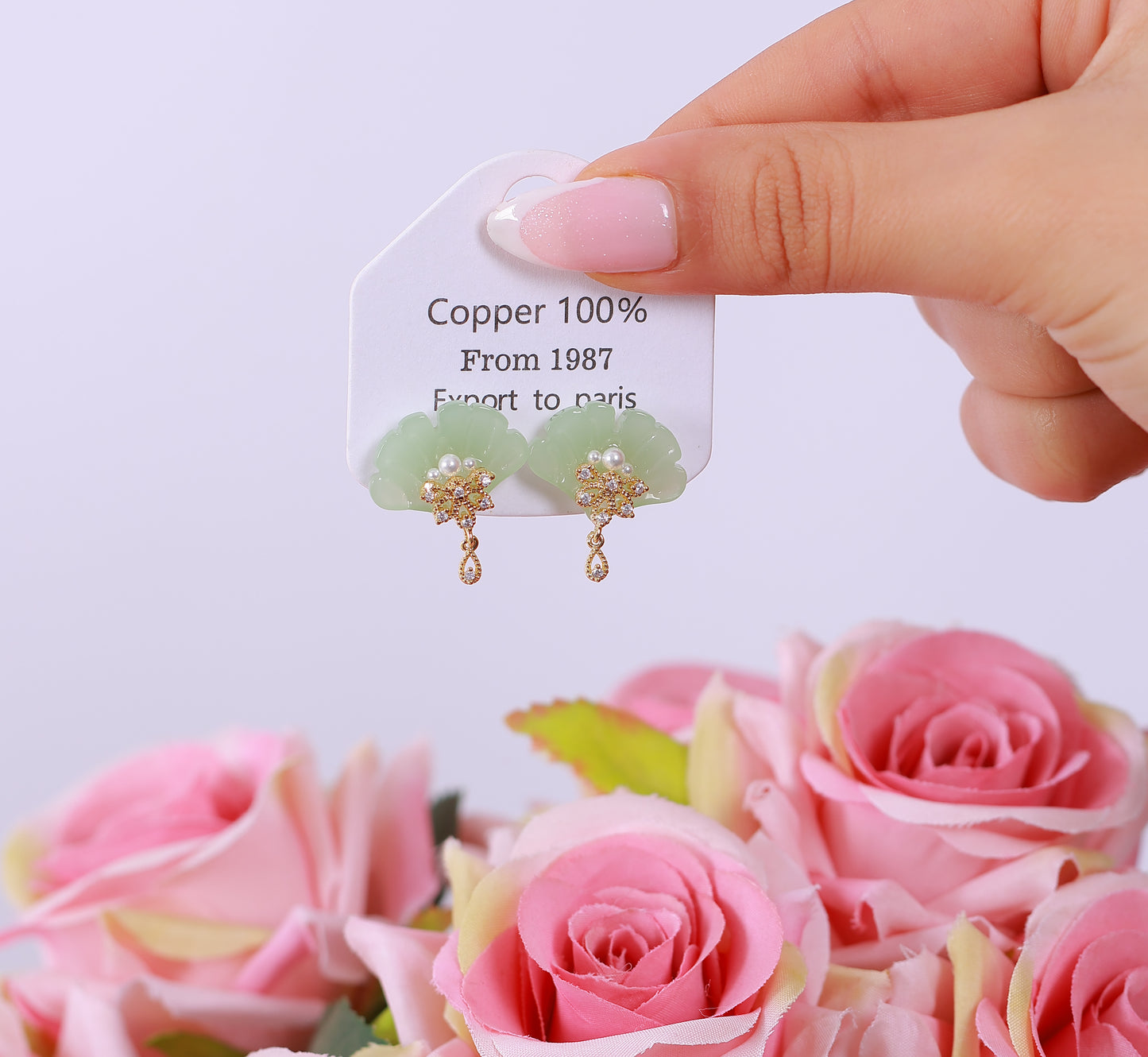 Boucle D'oreille Golden Champa