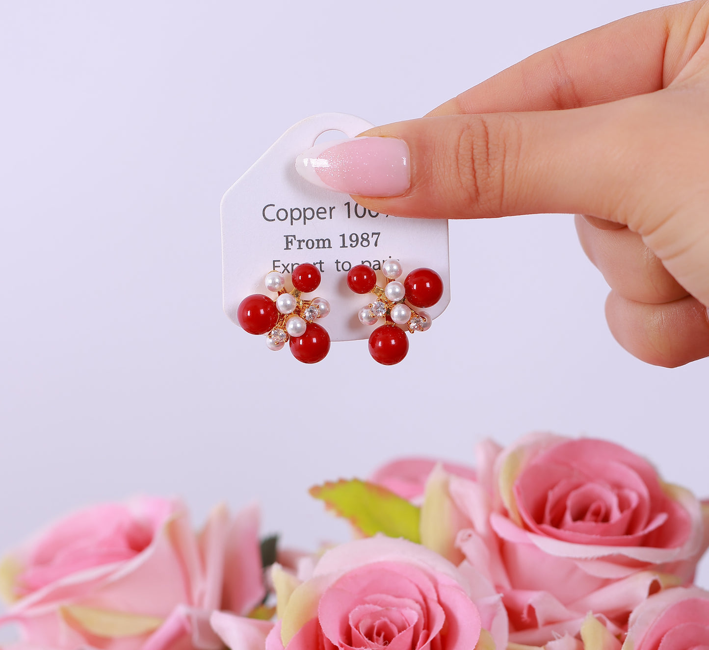 Boucle D'oreille Hibiscus