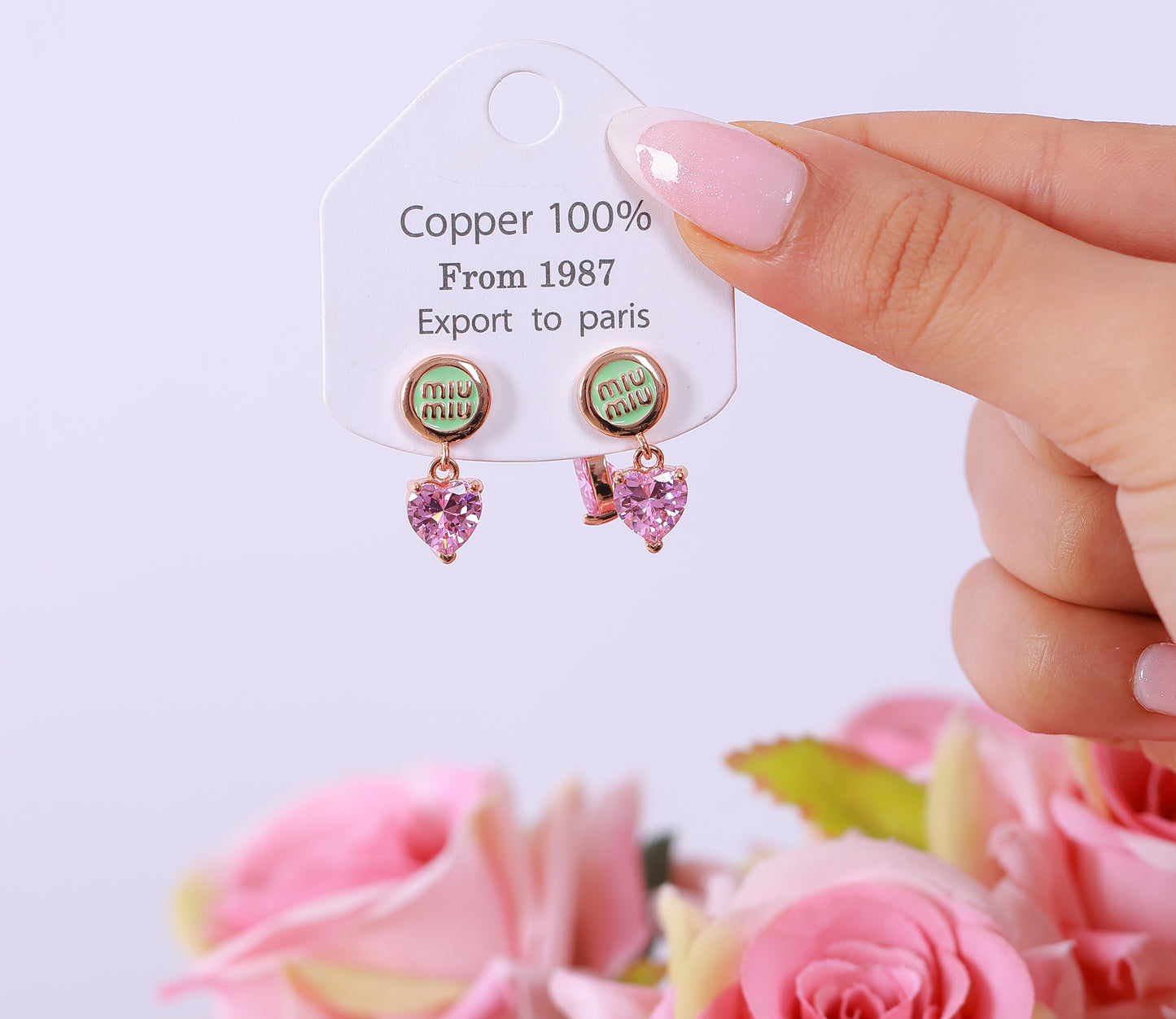 Boucle D'oreille Eleora Pink