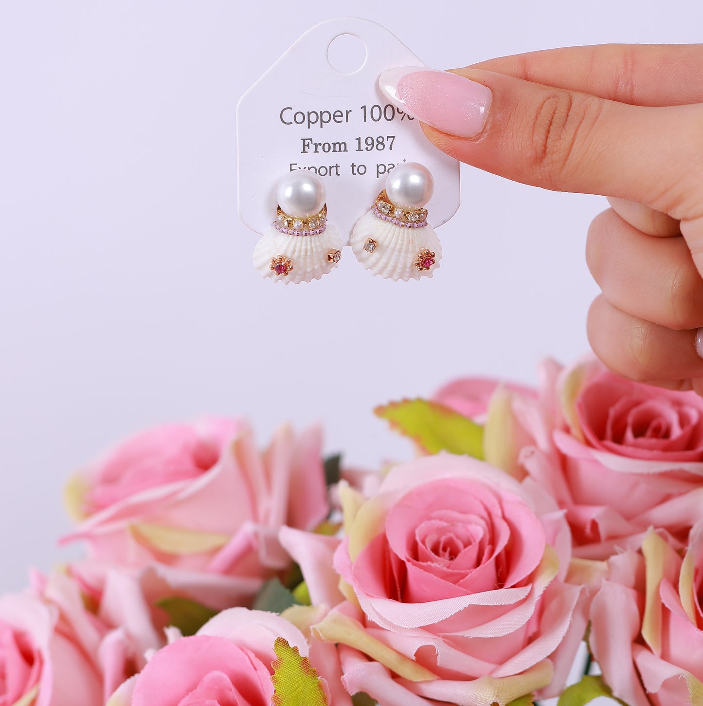 Boucle D'oreille Seraphina White