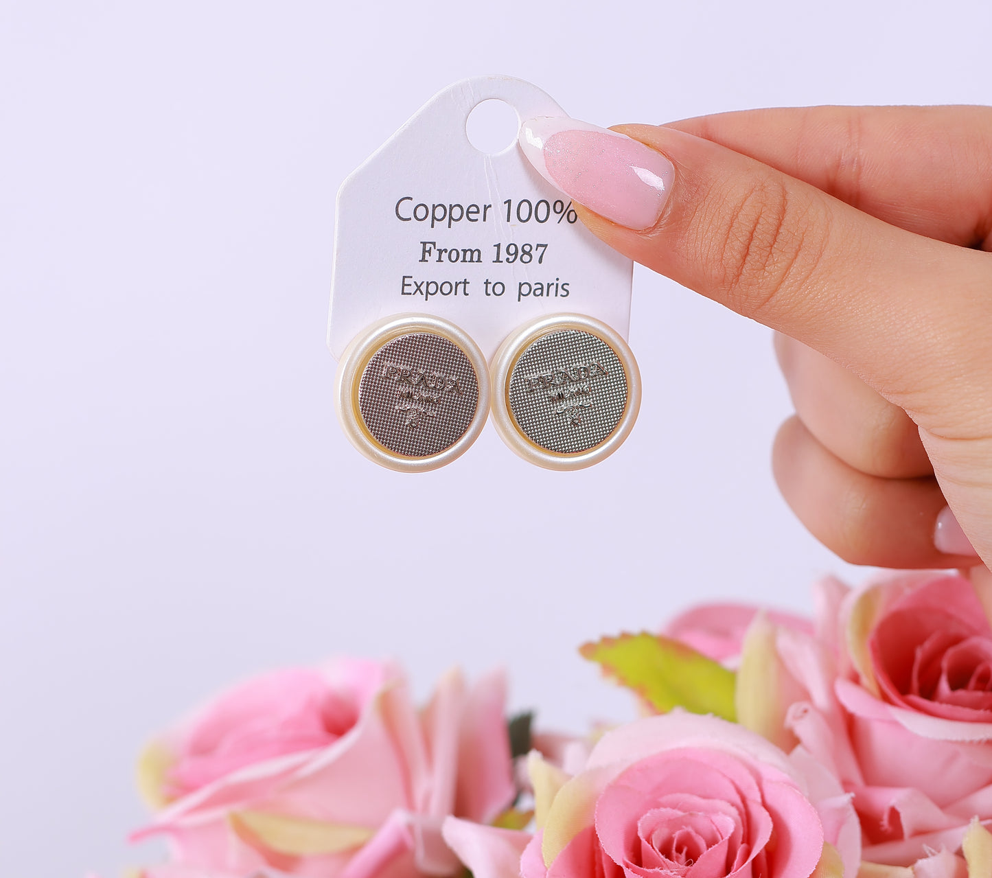 Boucle D'oreille Moon Stone