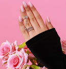 Bague Papillon de Deux Anneaux