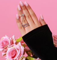 Bague Papillon de Deux Anneaux