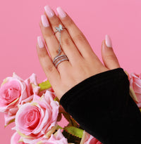 Bague Papillon de Deux Anneaux