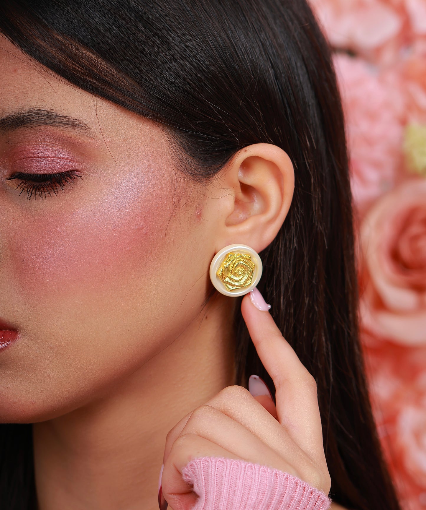 Boucle D'oreille Golden Glow