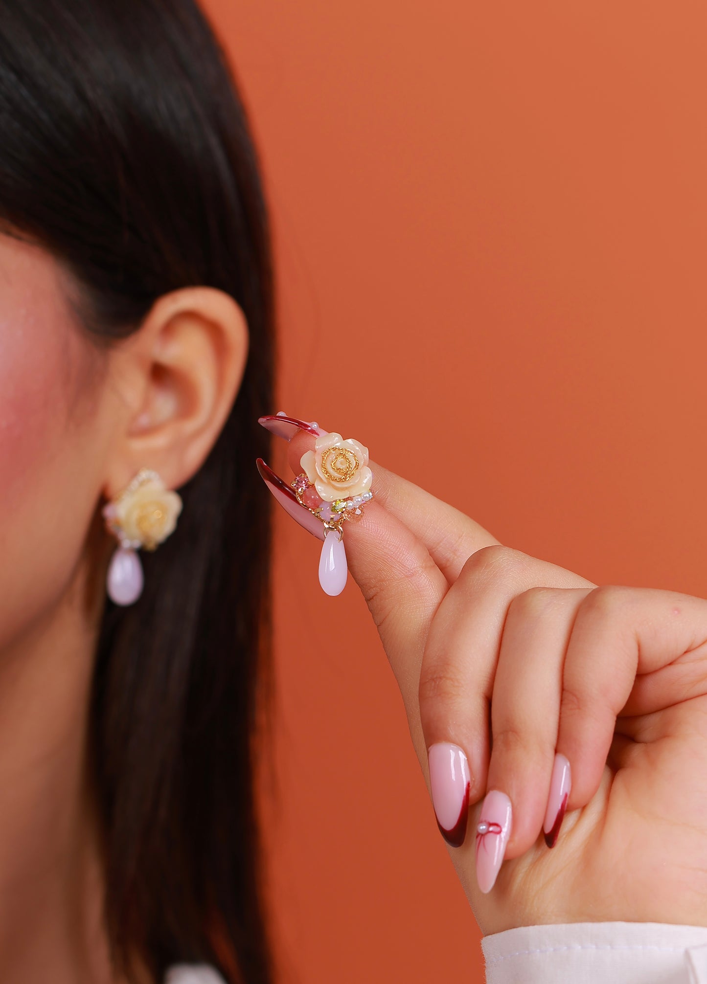 Boucle D'oreille Peony