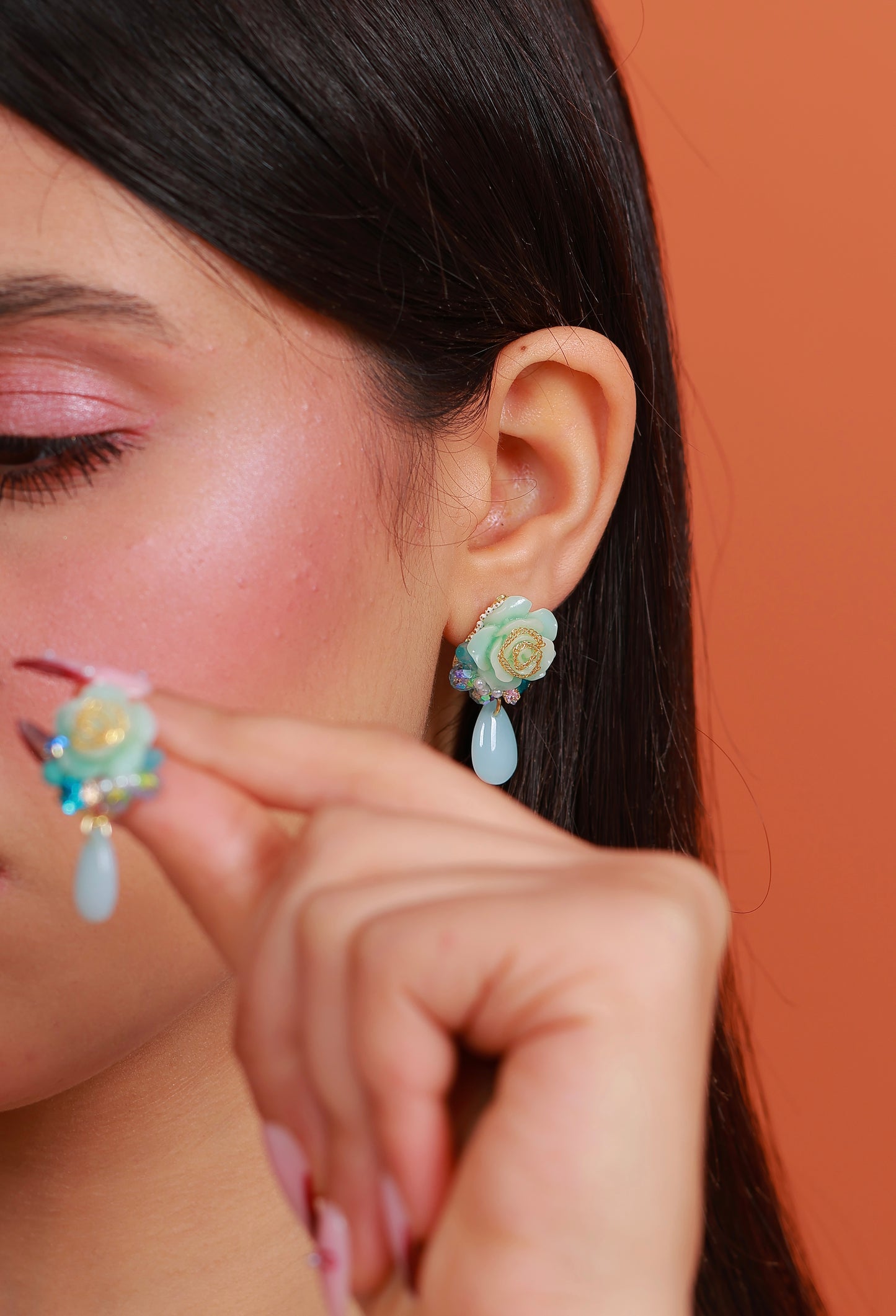 Boucle D'oreille Peony