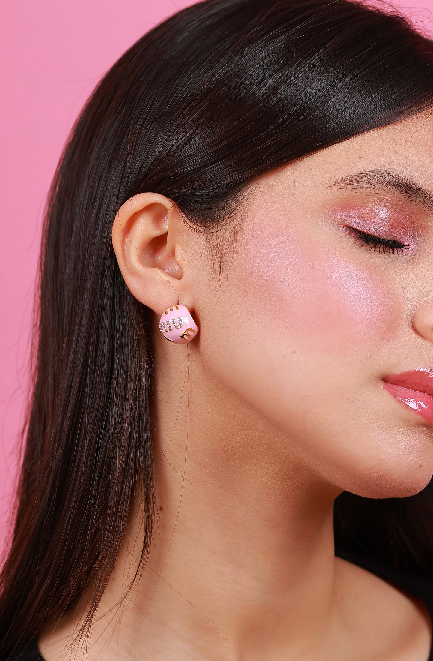 Boucle D'oreille Victoria Pink