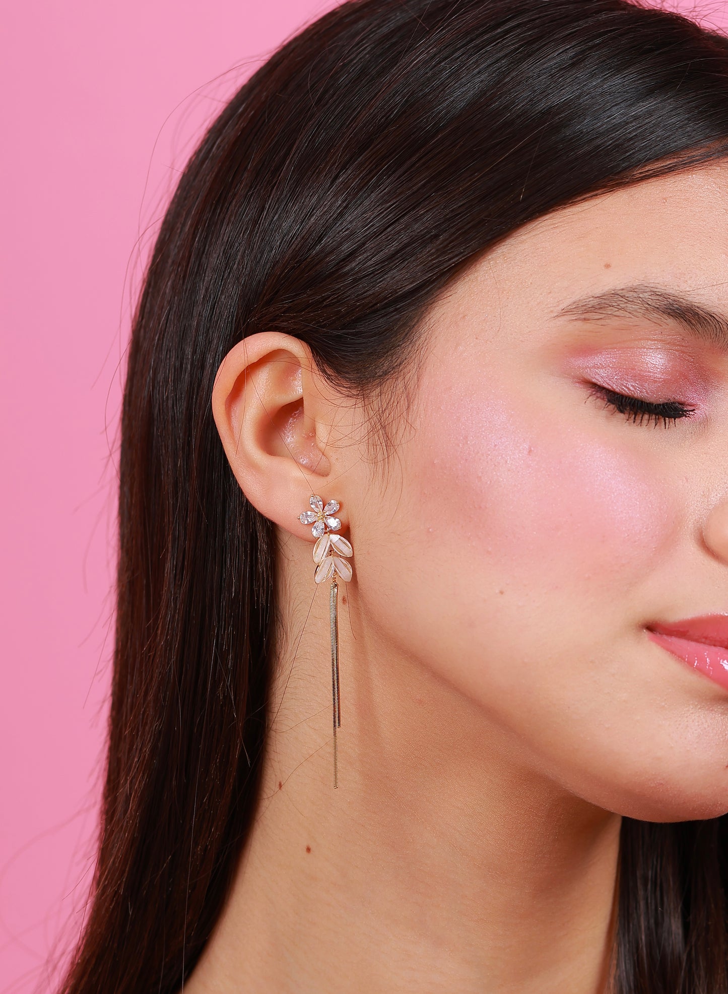 Boucle D'oreille Glow Leaf