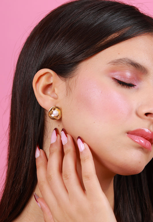 Boucle D'oreille Pearls and Gold