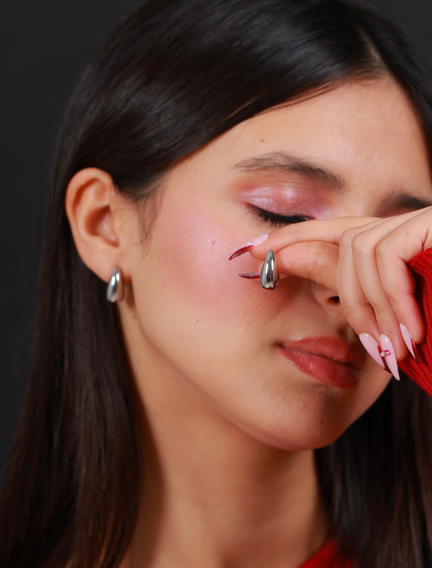 Boucle D'oreille Silver Crescent