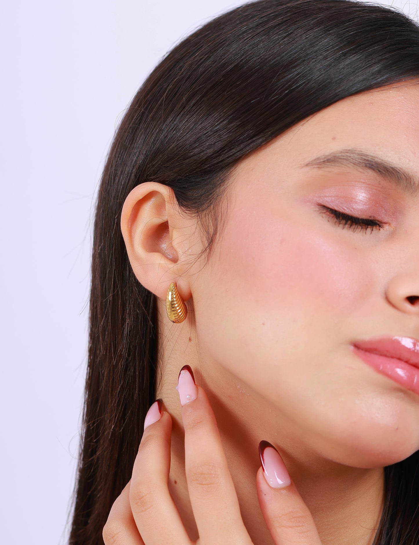 Boucle D'oreille Golden Flakes