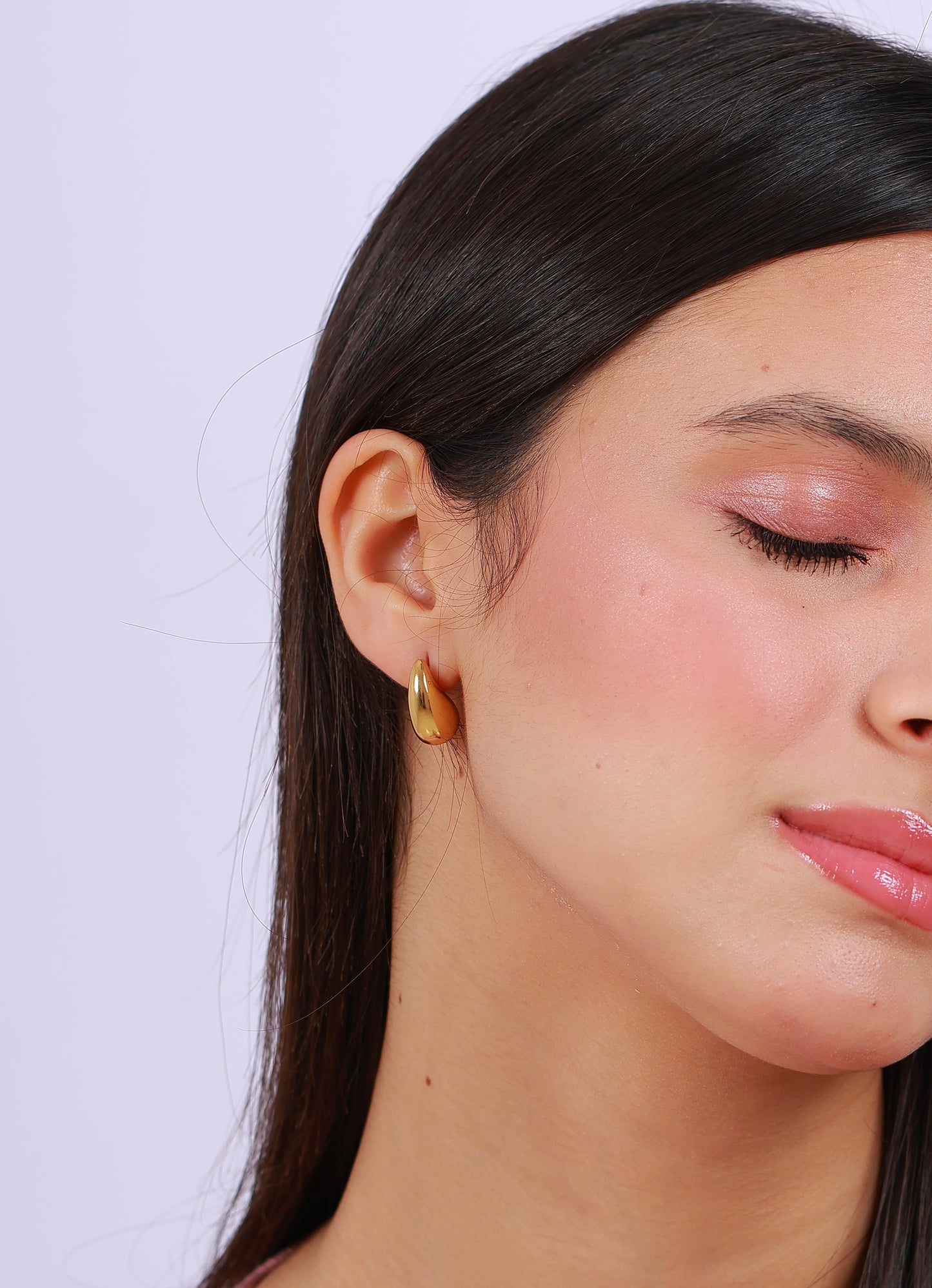 Boucle D'oreille Golden Crescent