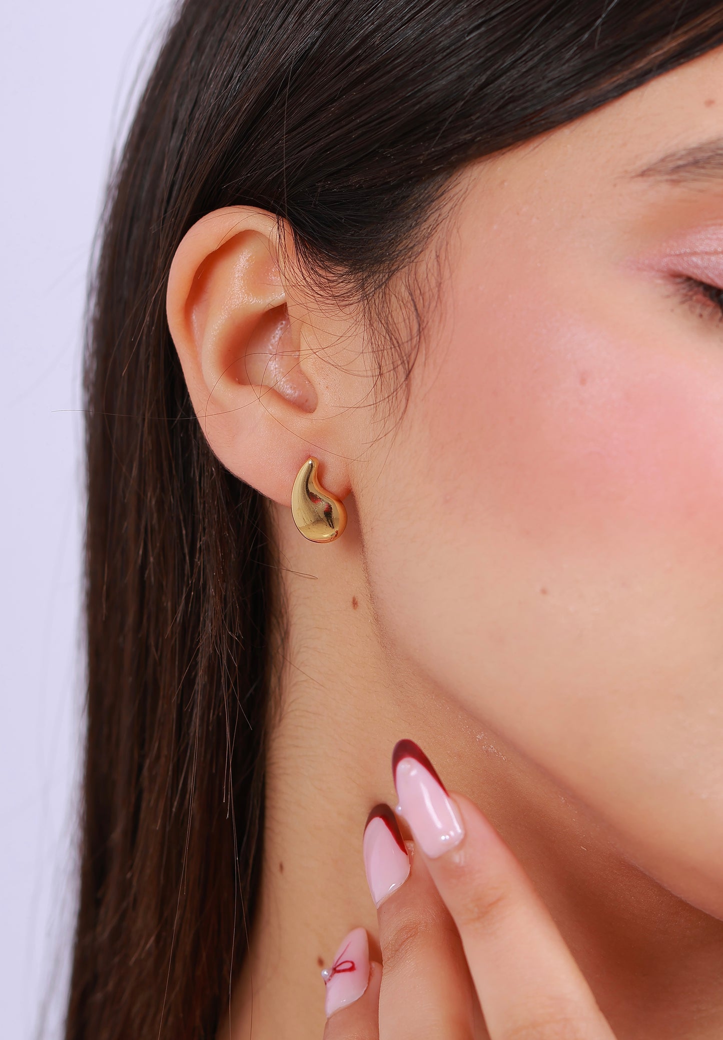 Boucle D'oreille Golden Olive