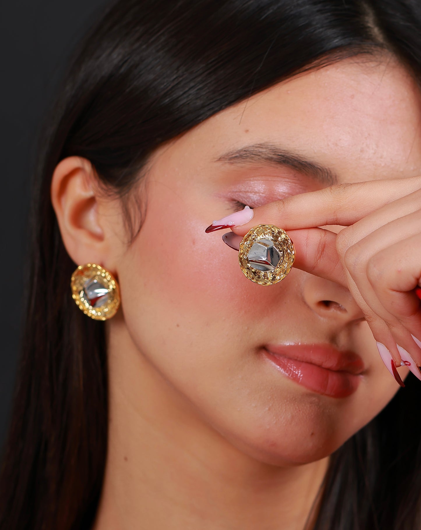 Boucle D'oreille Golden Bloom