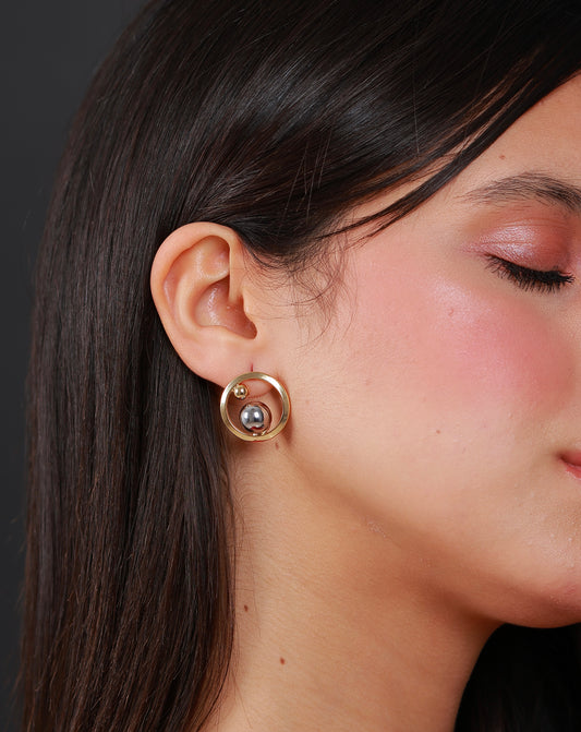 Boucle D'oreille Golden Queen